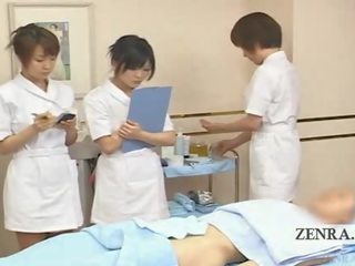 Subtitled cfnm jepang digawe nggo tangan spa group demonstration