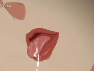 Süütu anime kallike fucks suur liige vahel tissid ja vitt huuled