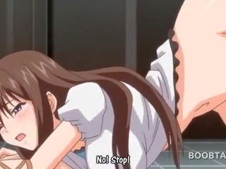Anime babe gets trimmed cunt fucked deep and