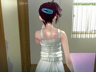 Hentaisupreme.com - hentai jaunas moteris vos capable atsižvelgiant kad phallus į putė
